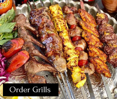 Order fresh grills from Taste of Persia
